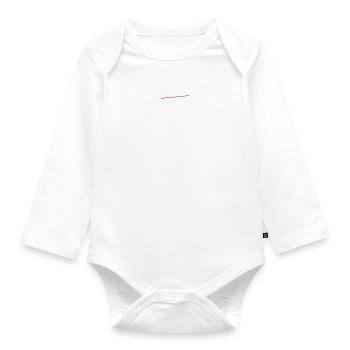 Beta Mode - Baby Bio-Langarm-Body - Weiß - Vorne