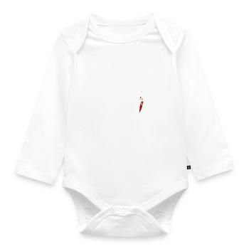 poignard - Body Bébé bio manches longues - blanc - Devant