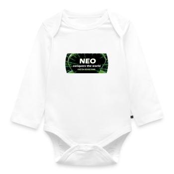 Neo - Body Bébé bio manches longues - blanc - Devant