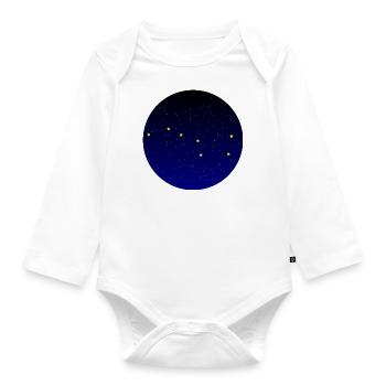 Großer Schöpflöffel - Baby Bio-Langarm-Body - Weiß - Vorne
