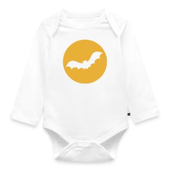 Bat Bat - Body Bébé bio manches longues - blanc - Devant