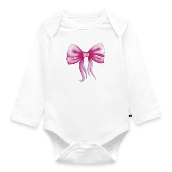 loop - Organic Longsleeve Baby Bodysuit - white - Front