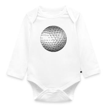 golfball - Body Bébé bio manches longues - blanc - Devant