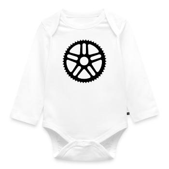 Gear - Organic Longsleeve Baby Bodysuit - white - Front