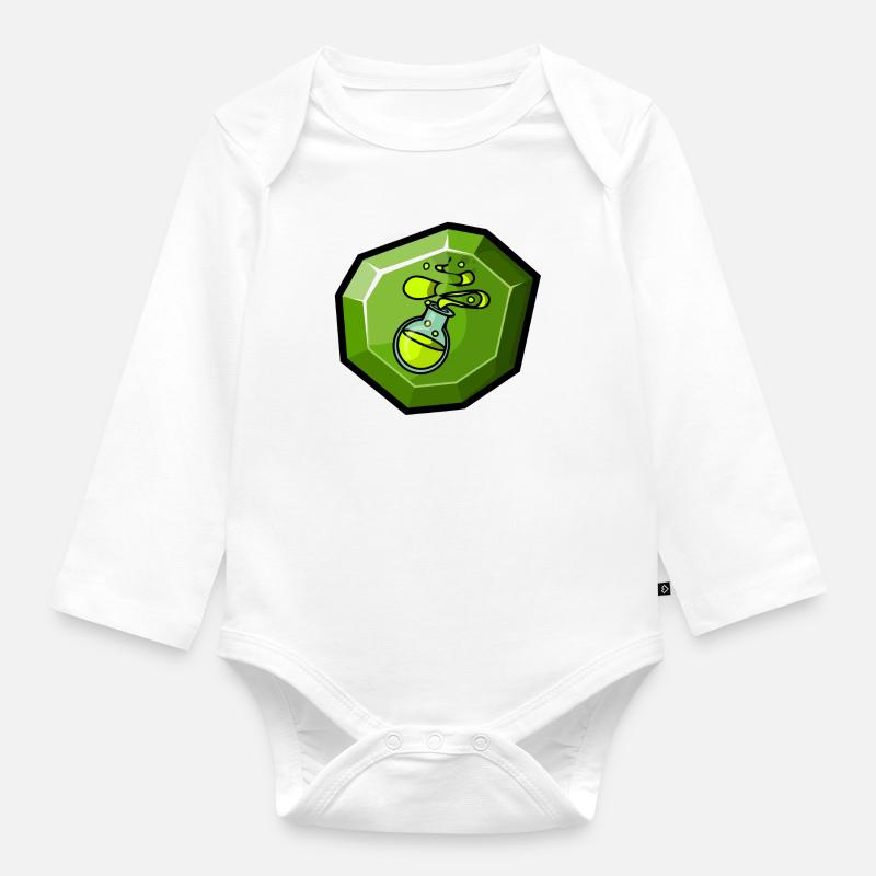 Element: Gift - Baby Bio-Langarm-Body - Weiß