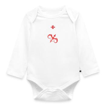 Sagittaire du zodiaque - Body Bébé bio manches longues - blanc - Devant