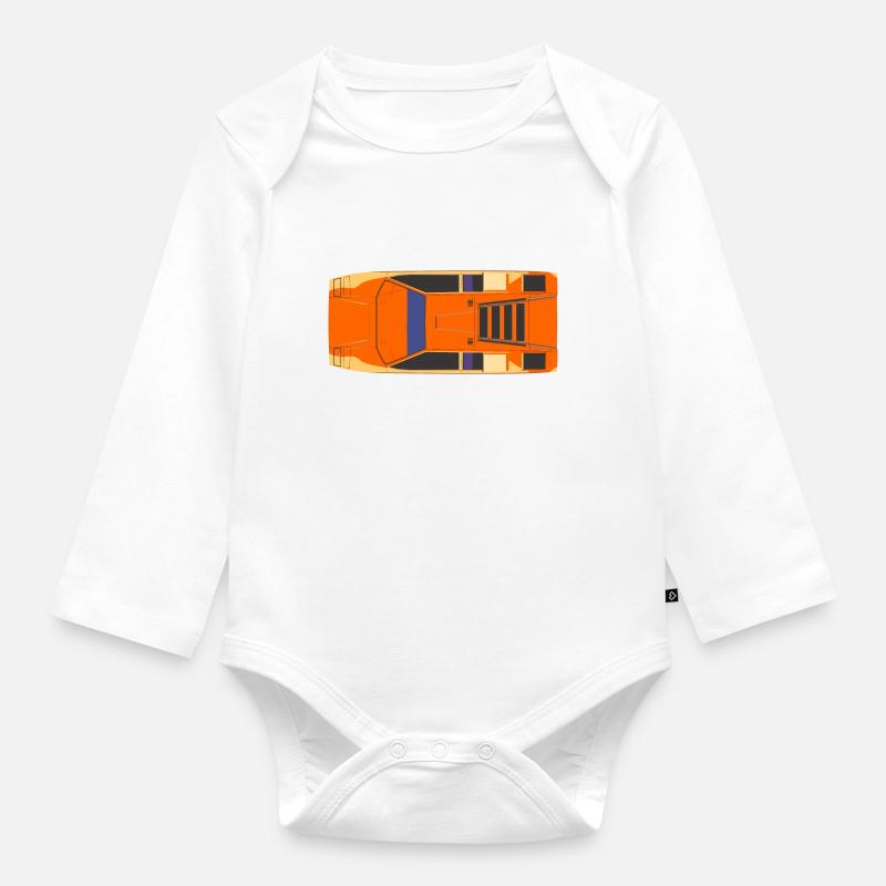 comte - Body Bébé bio manches longues - blanc