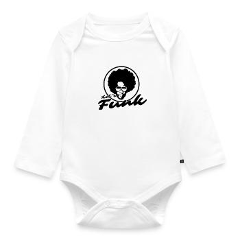 Funk - Baby Bio-Langarm-Body - Weiß - Vorne
