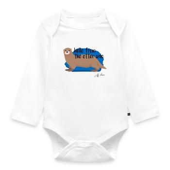 Animal Animals Animal Animals - Organic Longsleeve Baby Bodysuit - white - Front