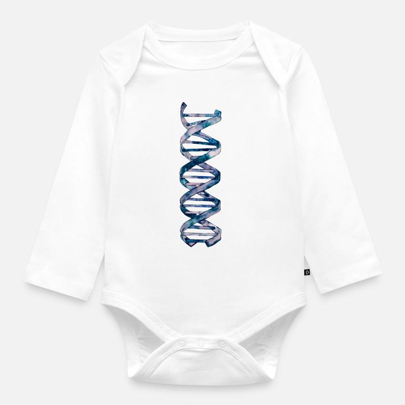 ADN ADN - Body Bébé bio manches longues - blanc