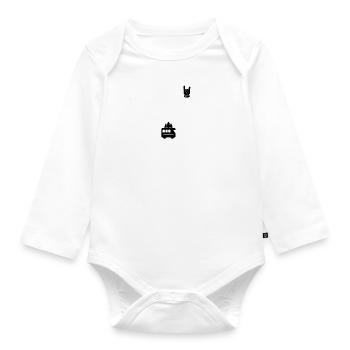 Camper - Organic Longsleeve Baby Bodysuit - white - Front