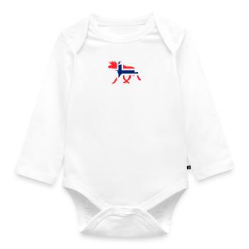 Keine Therapie Ich Muss auf die Lofoten Norwegen - Baby Bio-Langarm-Body - Weiß - Vorne
