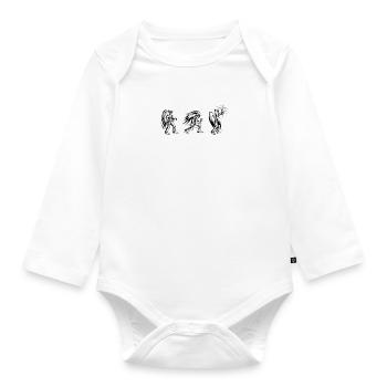 Diable jin ewgf - tekken - Body Bébé bio manches longues - blanc - Devant