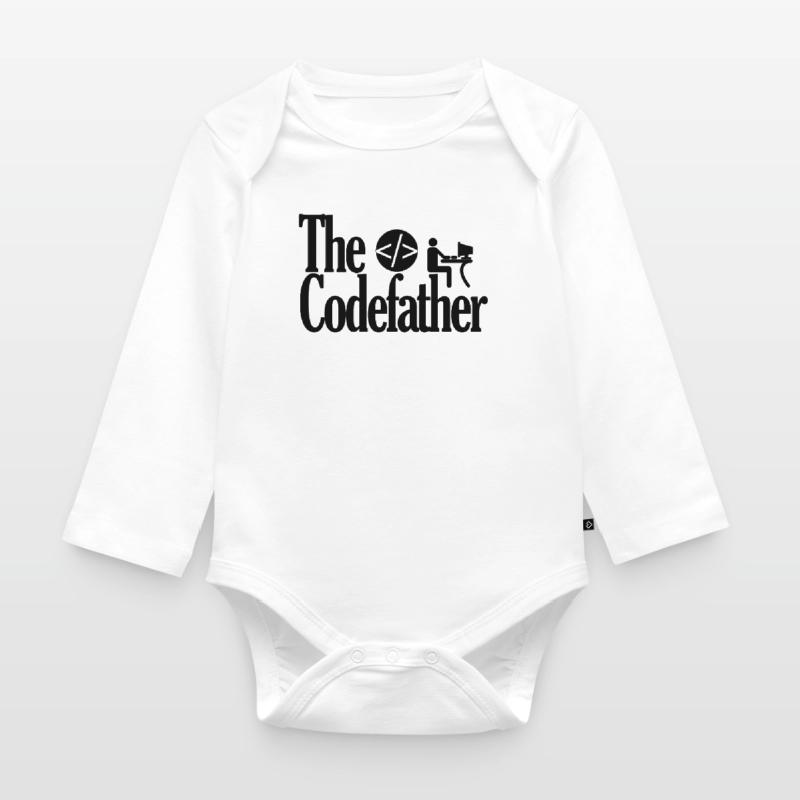 The Codefather Coding Programmieren Godfather Pate Baby Bio-Langarm-Body