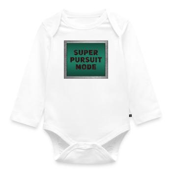 Super Pursuit Fashion - Organic Longsleeve Baby Bodysuit - white - Front