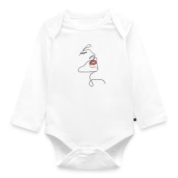 Profil - Baby Bio-Langarm-Body - Weiß - Vorne