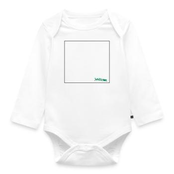 monochrome de whiteman - Body Bébé bio manches longues - blanc - Devant
