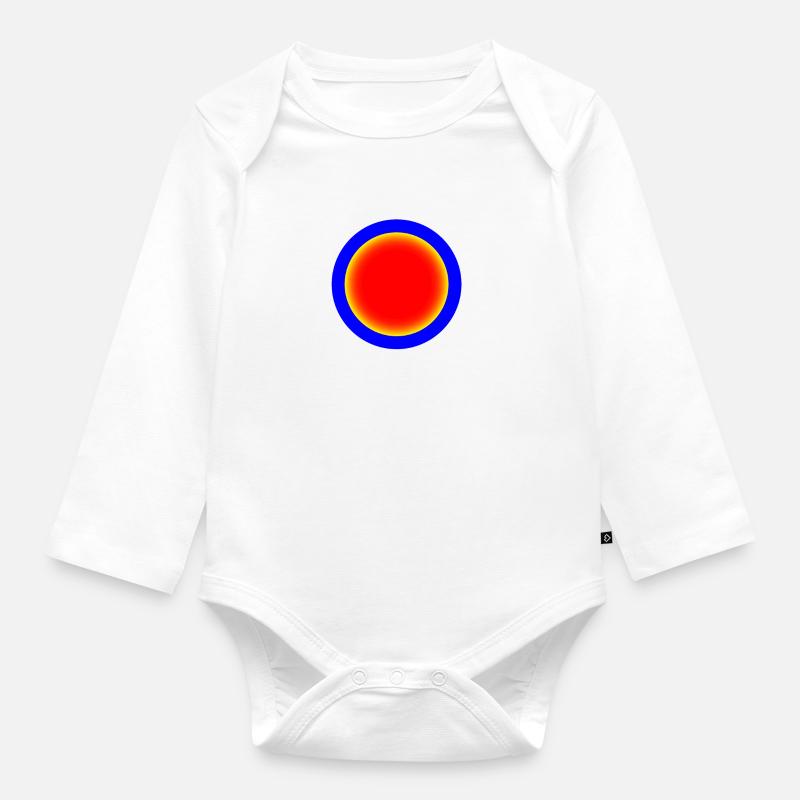 Dot - Baby Bio-Langarm-Body - Weiß