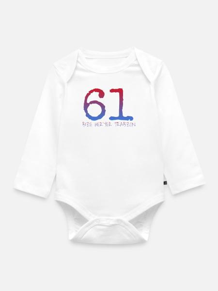 Bize heryer - Baby Bio-Langarm-Body - Weiß
