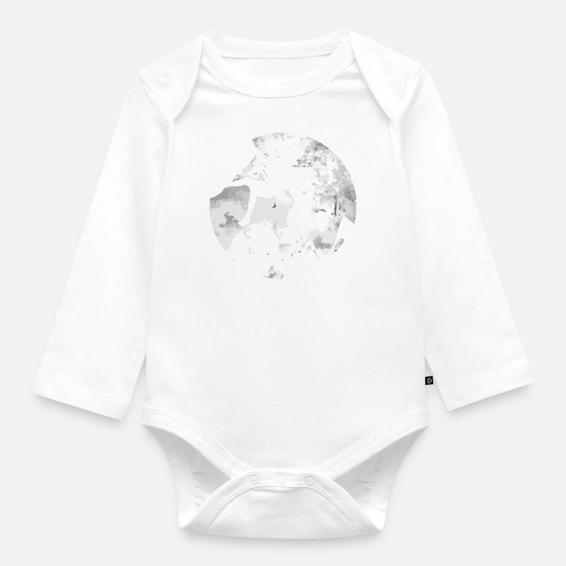 Escalade en bloc escalade - Body Bébé bio manches longues - blanc