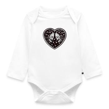 Toten toten Liebhaber Herz - Baby Bio-Langarm-Body - Weiß - Vorne
