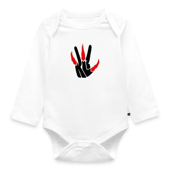 Kawhi Leonard - Baby Bio-Langarm-Body - Weiß - Vorne