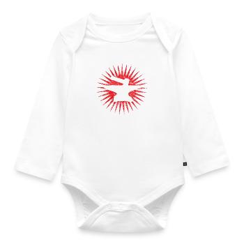 Forgeron marteau et enclume - Body Bébé bio manches longues - blanc - Devant