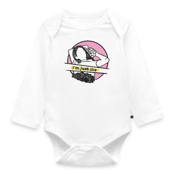 Im just me - Baby Bio-Langarm-Body - Weiß - Vorne