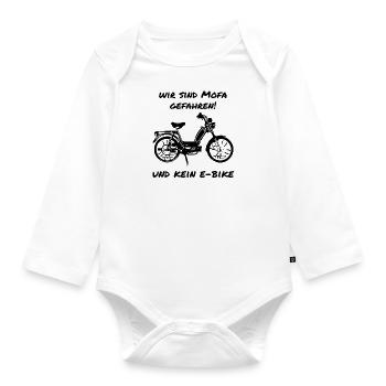 Mofa - Baby Bio-Langarm-Body - Weiß - Vorne