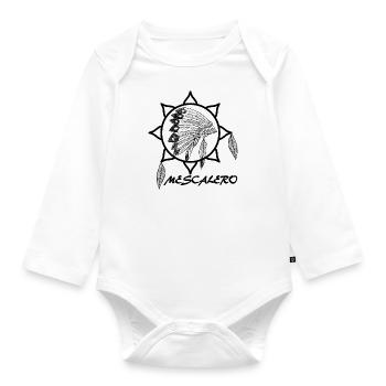 Mescalero Apache Indians - Organic Longsleeve Baby Bodysuit - white - Front