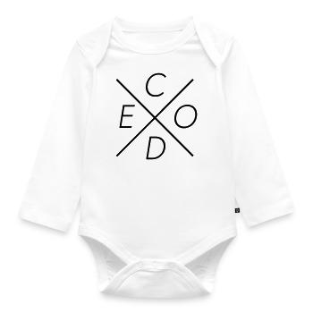 code - Baby Bio-Langarm-Body - Weiß - Vorne