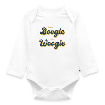 Boogie Woogie Tanz Tänzer Geschenk - Baby Bio-Langarm-Body - Weiß - Vorne