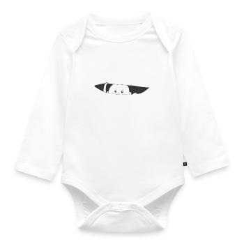 j'ai une maman qui déchire - Body Bébé bio manches longues - blanc - Devant