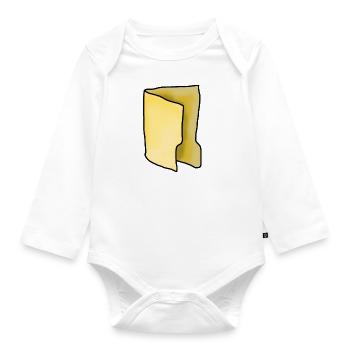 folder - Organic Longsleeve Baby Bodysuit - white - Front