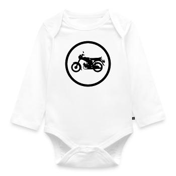Simosn S51 - Body Bébé bio manches longues - blanc - Devant