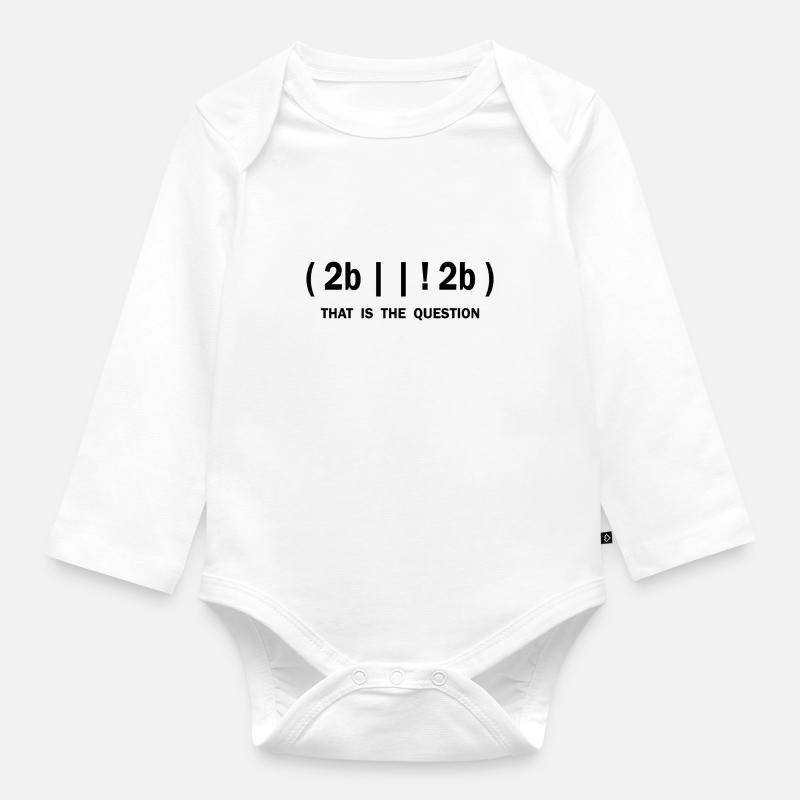 Lehrer Programieren Spruch Geschenk - Baby Bio-Langarm-Body - Weiß
