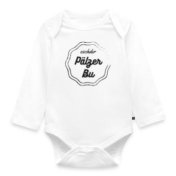 Eschder Pälzer Bu - Accessoires von PFALZstyle - Baby Bio-Langarm-Body - Weiß - Vorne