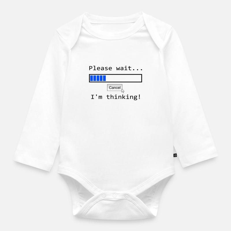 Drôle de sort - Body Bébé bio manches longues - blanc