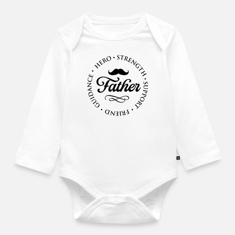 Father 2 - Body Bébé bio manches longues - blanc