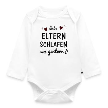 Baby - Baby Bio-Langarm-Body - Weiß - Vorne