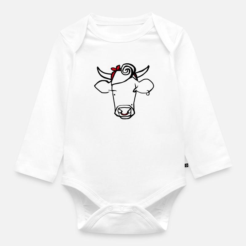 Mme Stier - Body Bébé bio manches longues - blanc