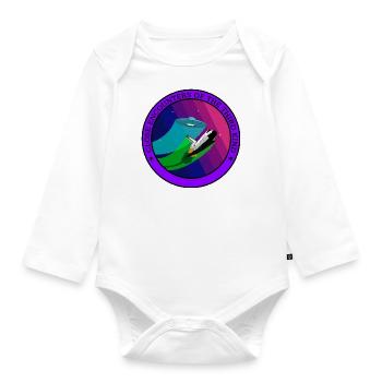 Close Encounters of The Third Kind Spaceship - Organic Longsleeve Baby Bodysuit - white - Front