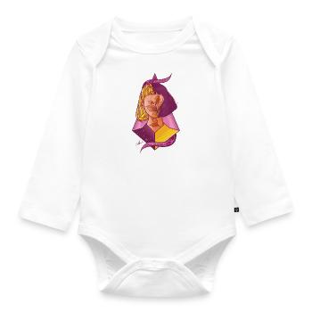 Spring - Organic Longsleeve Baby Bodysuit - white - Front