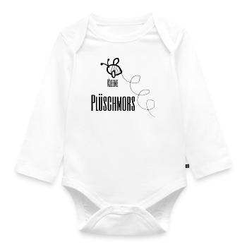 Kleene Plüschmors - Baby Bio-Langarm-Body - Weiß - Vorne