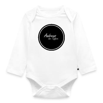 Andreas der Tapfere - Baby Bio-Langarm-Body - Weiß - Vorne