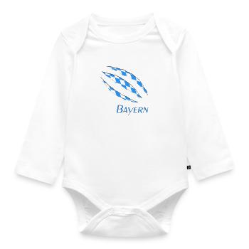 Bayern bayern - Baby Bio-Langarm-Body - Weiß - Vorne