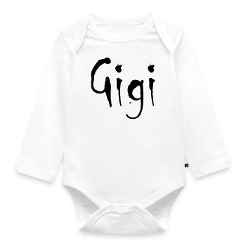 gigi - Baby Bio-Langarm-Body - Weiß - Vorne
