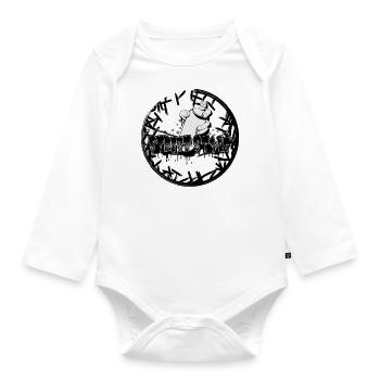 Steet Style - Organic Longsleeve Baby Bodysuit - white - Front
