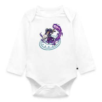 Little Witch - BLACK MAGIC - Organic Longsleeve Baby Bodysuit - white - Front