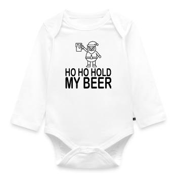 Fun Fun Funny - Organic Longsleeve Baby Bodysuit - white - Front